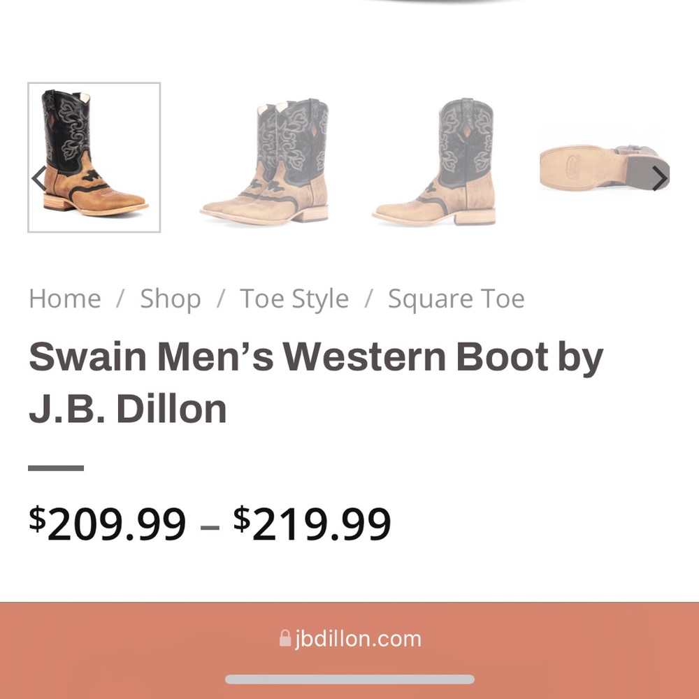 J.B. Dillon size 8 1/2D